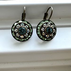 Antiqued Brass Large Rondelle Blossom